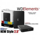 WD 250GB Elements EXT 2.5”