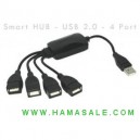 USB Smart HUB 4 Port - Mini Hub - Simple - Ringkas - Slot Presisi | WWW.HAMASALE.COM