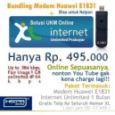 Internet Unlimited XL Bundling Huawei Free Nelpon